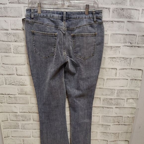 ALLOY Blue Skinny Jeans with Sparkling Hem - Picture 5 of 5